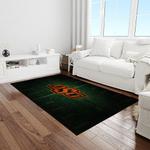 ncaa oklahoma state cowboys sport basketball and foolball team logo rectangle area rug light room osc61