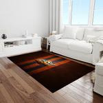 ncaa oklahoma state cowboys sport basketball and foolball team logo rectangle area rug light room osc63