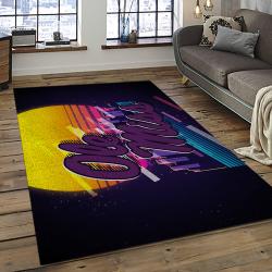 ncaa ole miss rebels sport basketball and foolball team logo rectangle area rug dark room omr24