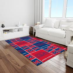NCAA Ole Miss Rebels Sport Basketball And Foolball Team Logo Rectangle Area Rug OMR13