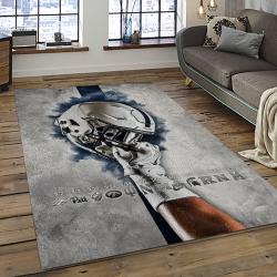 ncaa penn state nittany lions college sport basketball and foolball team logo rectangle area rug dark room psnl43