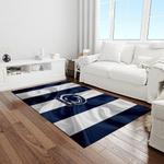 ncaa penn state nittany lions college sport basketball and foolball team logo rectangle area rug light room psnl12