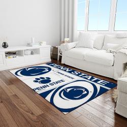 NCAA Penn State Nittany Lions College Sport Basketball And Foolball Team Logo Rectangle Area Rug PSNL29