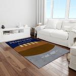 ncaa penn state nittany lions college sport basketball and foolball team logo rectangle area rug light room psnl38
