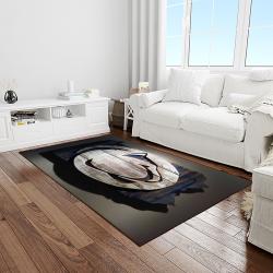 NCAA Penn State Nittany Lions College Sport Basketball And Foolball Team Logo Rectangle Area Rug PSNL39