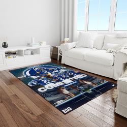 NCAA Penn State Nittany Lions College Sport Basketball And Foolball Team Logo Rectangle Area Rug PSNL41