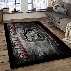 ncaa south carolina gamecocks college sport basketball and foolball team logo rectangle area rug dark room scg21