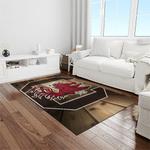 ncaa south carolina gamecocks college sport basketball and foolball team logo rectangle area rug light room scg01