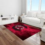 ncaa south carolina gamecocks college sport basketball and foolball team logo rectangle area rug light room scg16