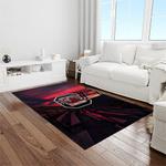 ncaa south carolina gamecocks college sport basketball and foolball team logo rectangle area rug light room scg27
