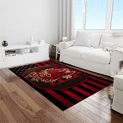 NCAA South Carolina Gamecocks College Sport Basketball And Foolball Team Logo Rectangle Area Rug SCG33