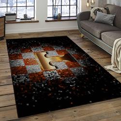 ncaa tennessee volunteers college sport basketball and foolball team logo rectangle area rug dark room tvs12