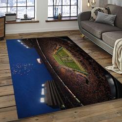 ncaa tennessee volunteers college sport basketball and foolball team logo rectangle area rug dark room tvs59