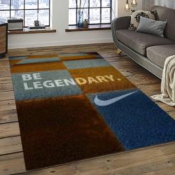 ncaa tennessee volunteers college sport basketball and foolball team logo rectangle area rug dark room tvs70