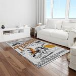 ncaa tennessee volunteers college sport basketball and foolball team logo rectangle area rug light room tvs04