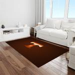 ncaa tennessee volunteers college sport basketball and foolball team logo rectangle area rug light room tvs06