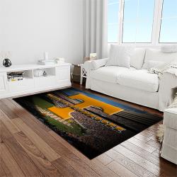 NCAA Tennessee Volunteers College Sport Basketball And Foolball Team Logo Rectangle Area Rug TVS09
