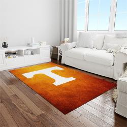 NCAA Tennessee Volunteers College Sport Basketball And Foolball Team Logo Rectangle Area Rug TVS14