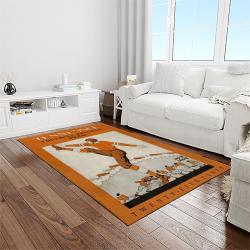 NCAA Tennessee Volunteers College Sport Basketball And Foolball Team Logo Rectangle Area Rug TVS33
