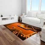 ncaa tennessee volunteers college sport basketball and foolball team logo rectangle area rug light room tvs39