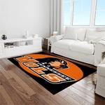 ncaa tennessee volunteers college sport basketball and foolball team logo rectangle area rug light room tvs54