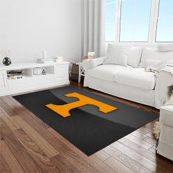 NCAA Tennessee Volunteers College Sport Basketball And Foolball Team Logo Rectangle Area Rug TVS55