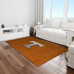 NCAA Tennessee Volunteers College Sport Basketball And Foolball Team Logo Rectangle Area Rug TVS56