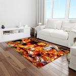 ncaa tennessee volunteers college sport basketball and foolball team logo rectangle area rug light room tvs62