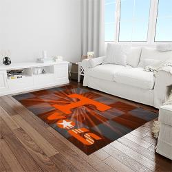 NCAA Tennessee Volunteers College Sport Basketball And Foolball Team Logo Rectangle Area Rug TVS67
