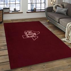 ncaa texas a m aggies college sport basketball and foolball team logo rectangle area rug dark room tama11