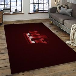 ncaa texas a m aggies college sport basketball and foolball team logo rectangle area rug dark room tama15
