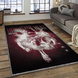 ncaa texas a m aggies college sport basketball and foolball team logo rectangle area rug dark room tama54