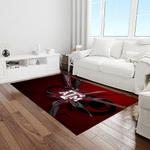 ncaa texas a m aggies college sport basketball and foolball team logo rectangle area rug light room tama07