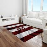 ncaa texas a m aggies college sport basketball and foolball team logo rectangle area rug light room tama13