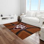 ncaa texas a m aggies college sport basketball and foolball team logo rectangle area rug light room tama24