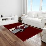 ncaa texas a m aggies college sport basketball and foolball team logo rectangle area rug light room tama33