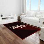 ncaa texas a m aggies college sport basketball and foolball team logo rectangle area rug light room tama42