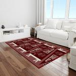 ncaa texas a m aggies college sport basketball and foolball team logo rectangle area rug light room tama43