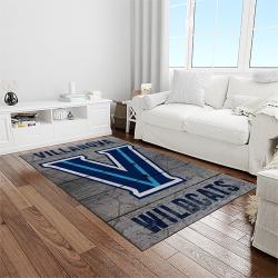 NCAA Villanova Wildcats Sport Basketball And Foolball Team Logo Rectangle Area Rug VW01