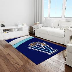 NCAA Villanova Wildcats Sport Basketball And Foolball Team Logo Rectangle Area Rug VW08