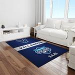 ncaa villanova wildcats sport basketball and foolball team logo rectangle area rug light room vw24