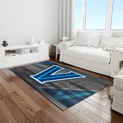 NCAA Villanova Wildcats Sport Basketball And Foolball Team Logo Rectangle Area Rug VW26