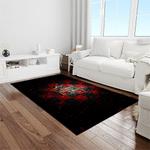 ncaa wisconsin badgers college sport basketball and foolball team logo rectangle area rug light room wb20