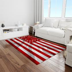 NCAA Wisconsin Badgers College Sport Basketball And Foolball Team Logo Rectangle Area Rug WB24