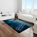 nfl carolina panthers football team logo rectangle area rug light room cp03
