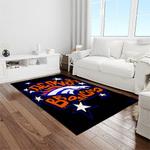 nfl denver broncos football team logo rectangle area rug light room db12