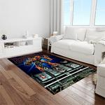 nfl denver broncos football team logo rectangle area rug light room db18