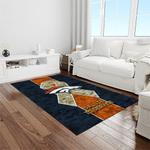 nfl denver broncos football team logo rectangle area rug light room db30