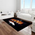 nfl denver broncos football team logo rectangle area rug light room db49