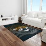 nfl jacksonville jaguars football team logo rectangle area rug light room jj01